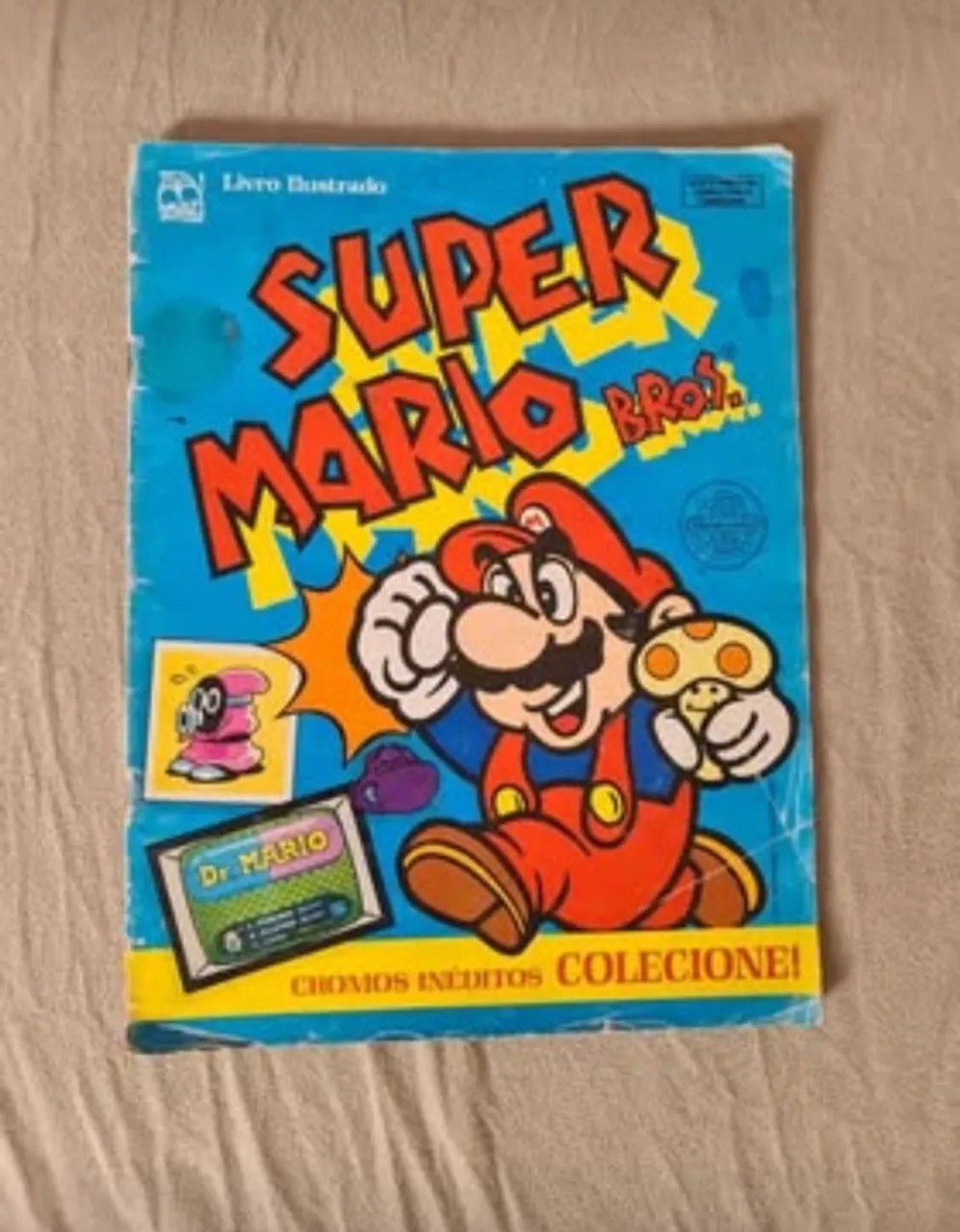 Álbum Super Mario Bros Fabricação 1991 ( Incompleto),
