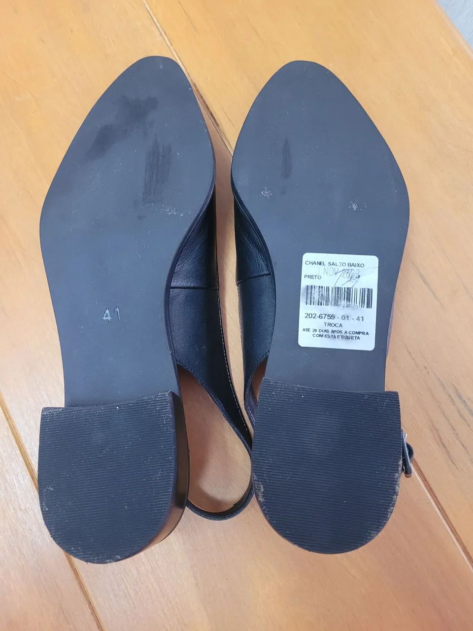 Sapato Chanel salto baixo 41 - Foto 2