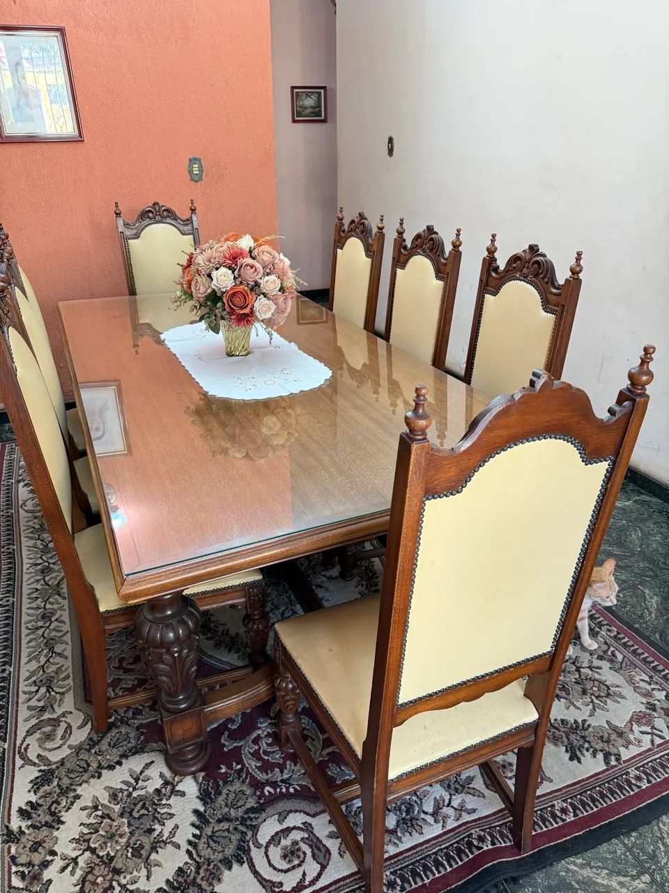 Conjunto de mesa de jantar vintage - Foto 4