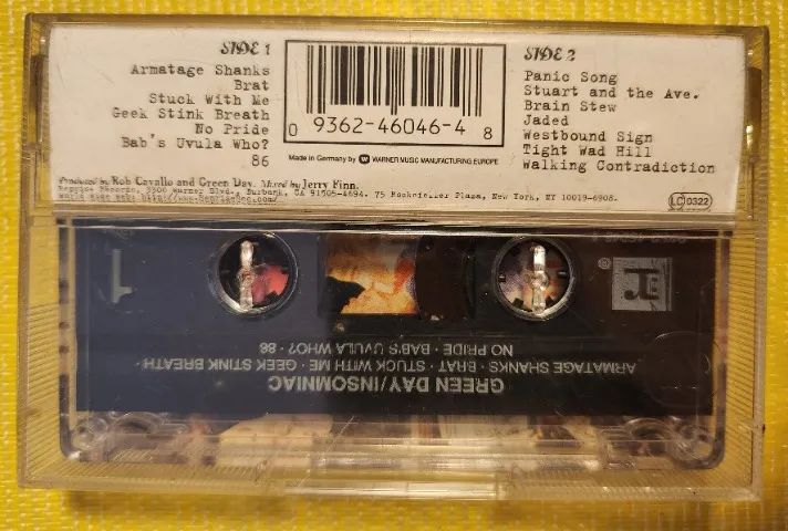 Fita Cassette Green Day - Insomniac - Foto 2