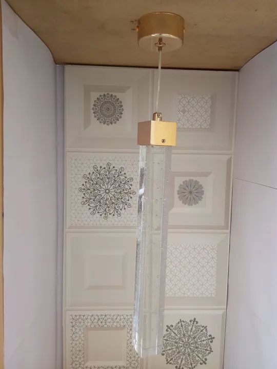 Lustre Moderno de Cristal com Bolhas - Foto 3