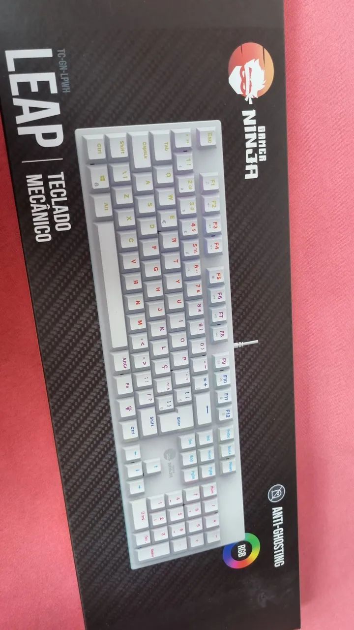 Teclado Gamer Ninja Mecânico RGB NOVO - Foto 3