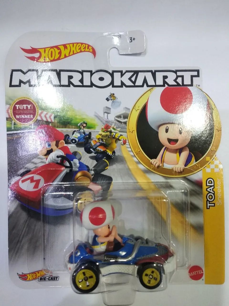 Carrinho Mario kart Toad Sneeker 1:64 Mattel