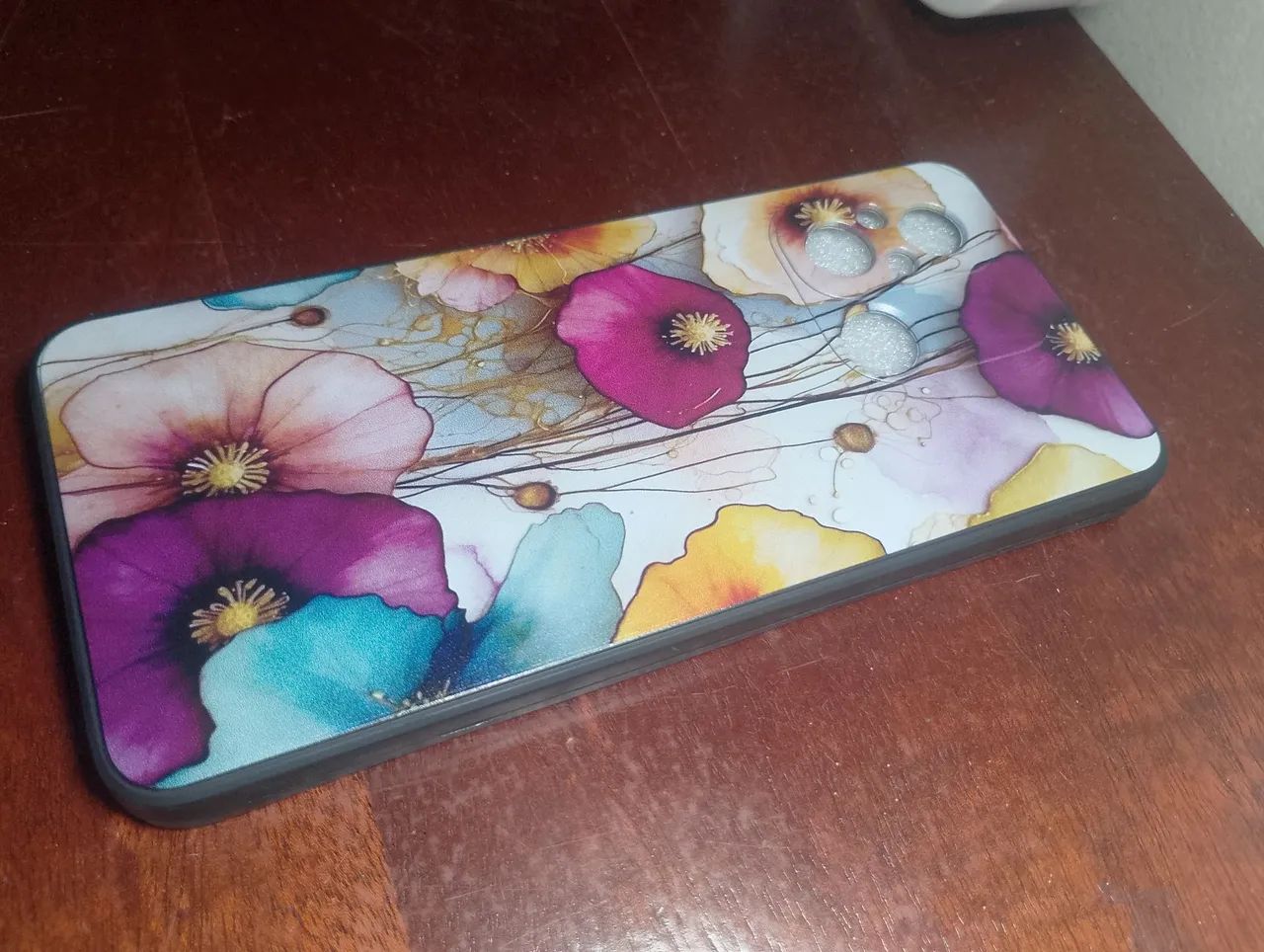 Redmi 12C - Capinha para Celular com Flores - Foto 2