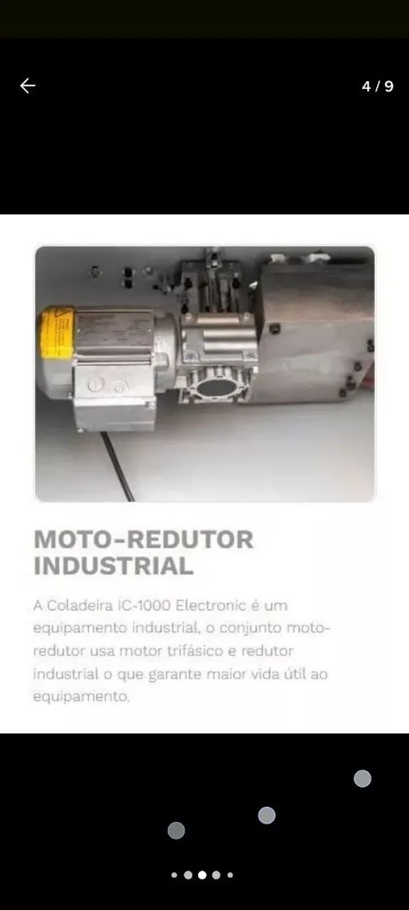 Coladeira de borda IC-1000 -  Semi Nova - Foto 3