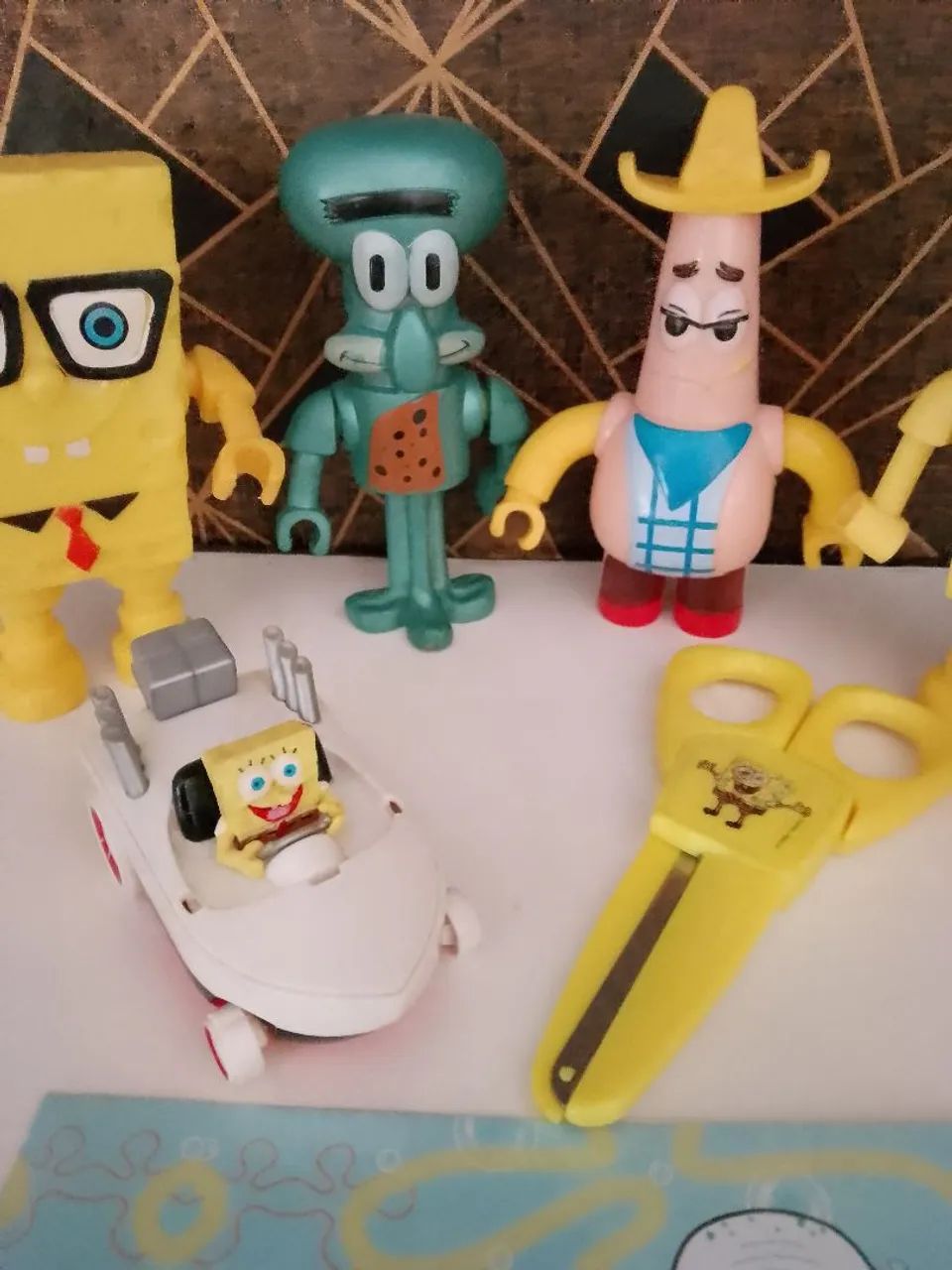 Lote brinquedos bob esponja - Foto 4