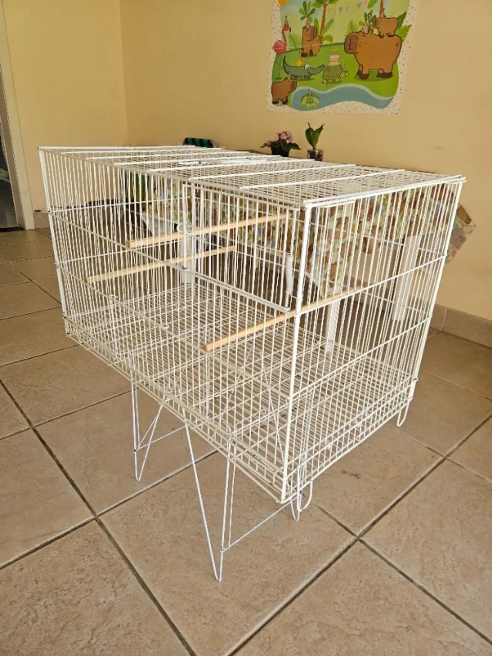 Gaiola grande para pássaros e roedores  - Foto 3