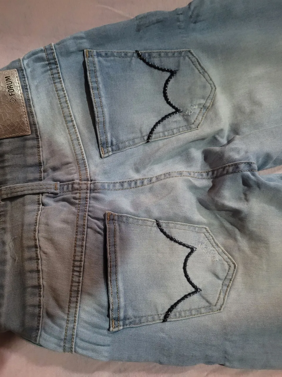Calça Jeans Azul Claro Forum