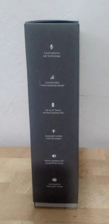 Fone / Hedfone sem fio Envolve 2 - 65 Jabra ( Sony ) na caixa sem uso  - Foto 3