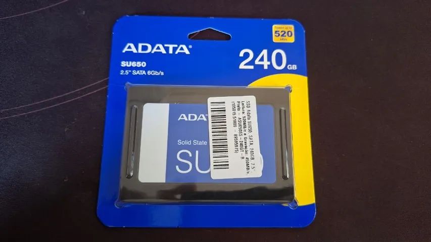 SSD Adata SU650, SATA, 240GB *Novo* - Foto 2