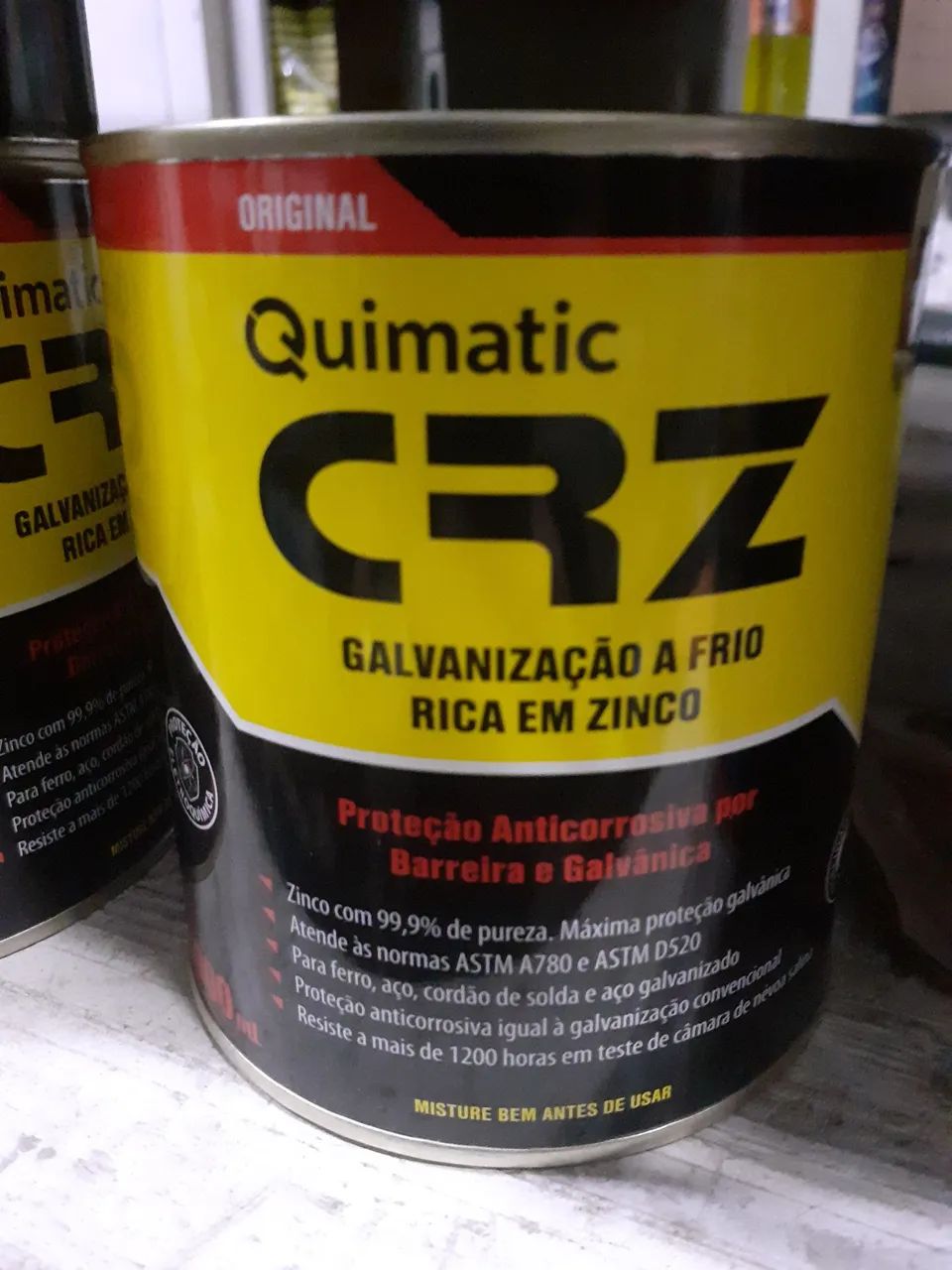 CRZ galvanizacao a frio. 900ml quimatic 