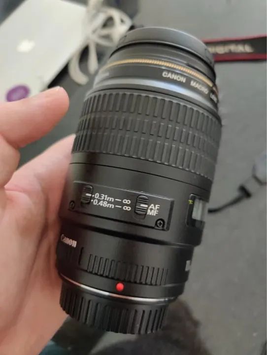 Lente Canon EF 100mm f/2.8 Macro USM - Foto 2