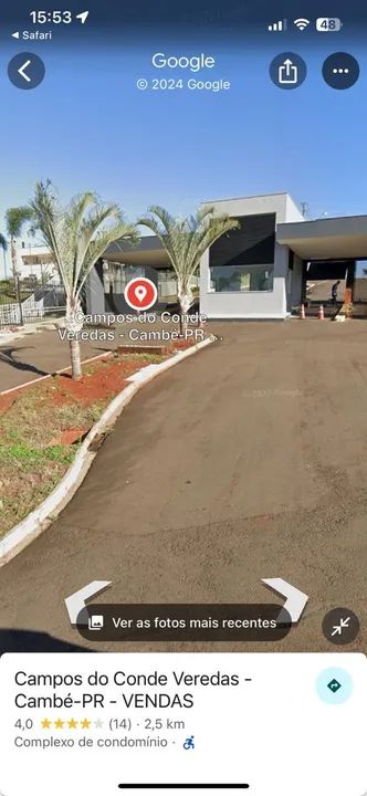 TERRENO EM CONDOMINIO CAMBÉ - CAMPOS DO CONDE