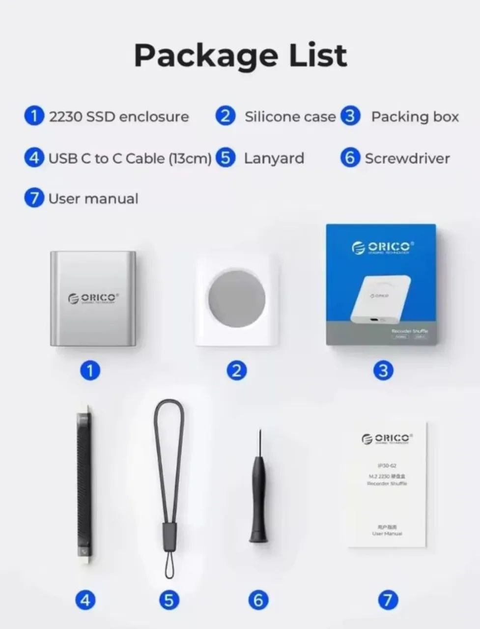 Case M2 NVME 2230 USB C - Foto 2