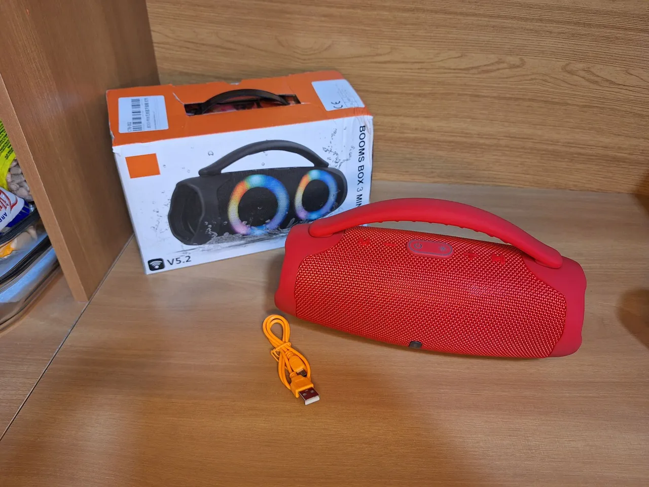 Caixa de Som Bluetooth BOOMS BOX 3 Mini