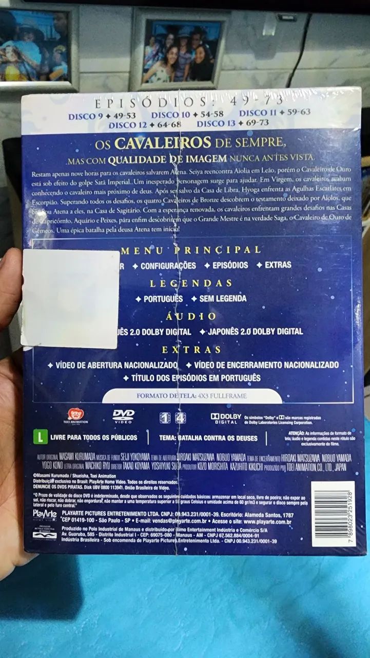 Cavaleiros do Zodíaco - Série Clássica - Vol.3 - Cygnus Box - DVD