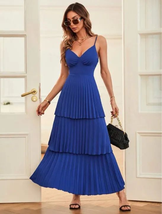 Vestido Longo Azul 
