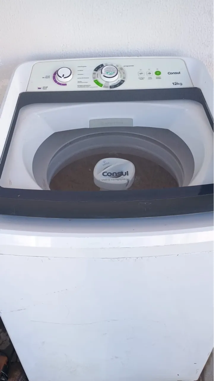Máquina de lavar automática CONSUL 12 kg seminova
