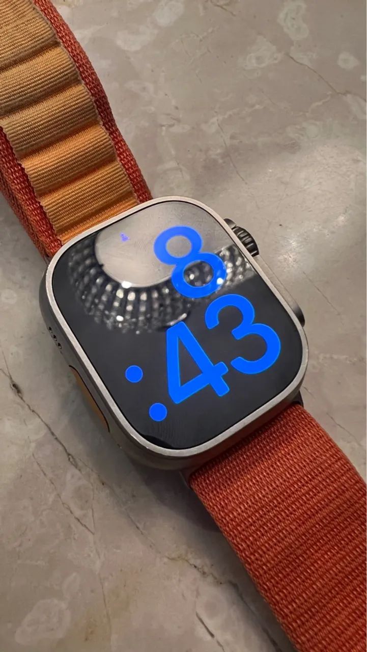 Apple Watch Ultra 2 - 49mm - SEMI NOVO - usado poucas vezes  - Pulseira Original - Foto 5