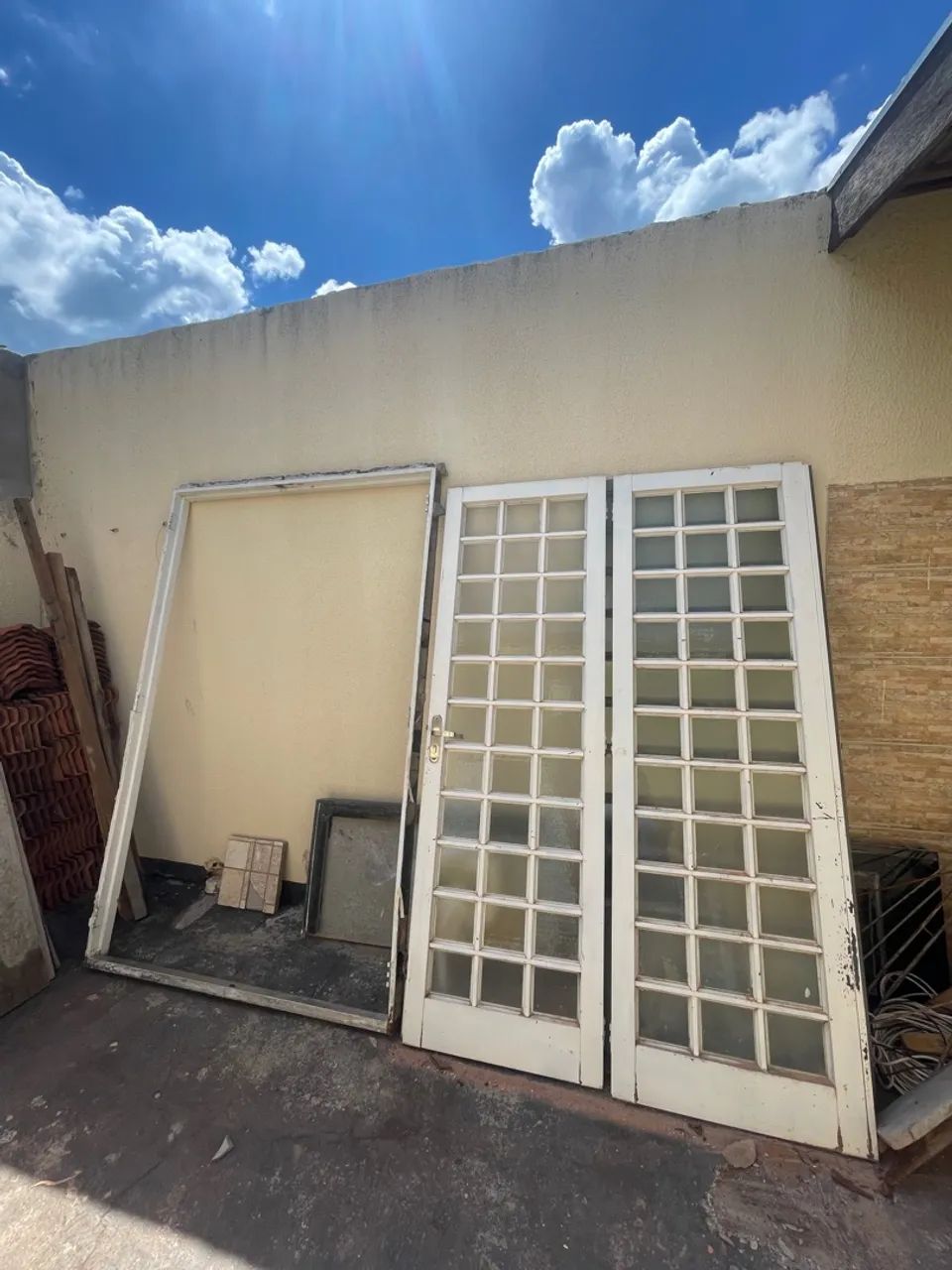 Porta com vidro - estilo clássico - Foto 3