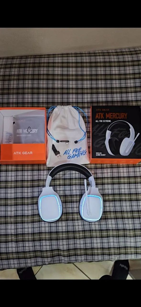 Headset Atk Mercury M1 Wireless tri-mode som 7.1 - Foto 4