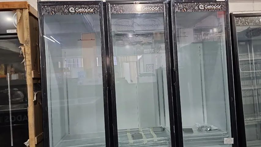 refrigerador vertical conveniencia 3 portas interno branco Geolopar (IRIS) - Foto 2