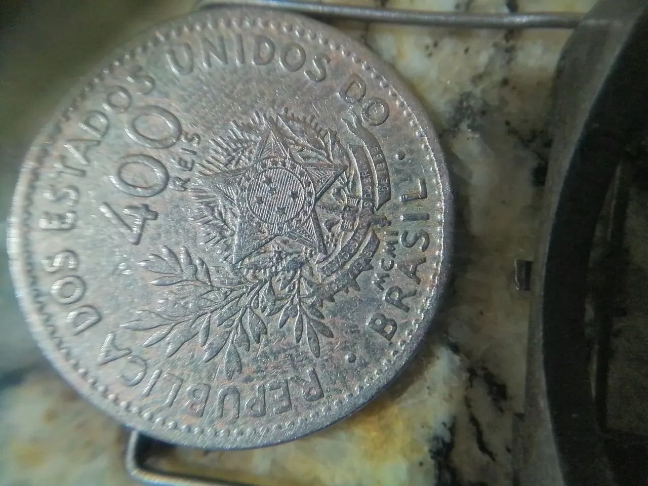 Moeda 400 Réis - República dos Estados Unidos do Brasil