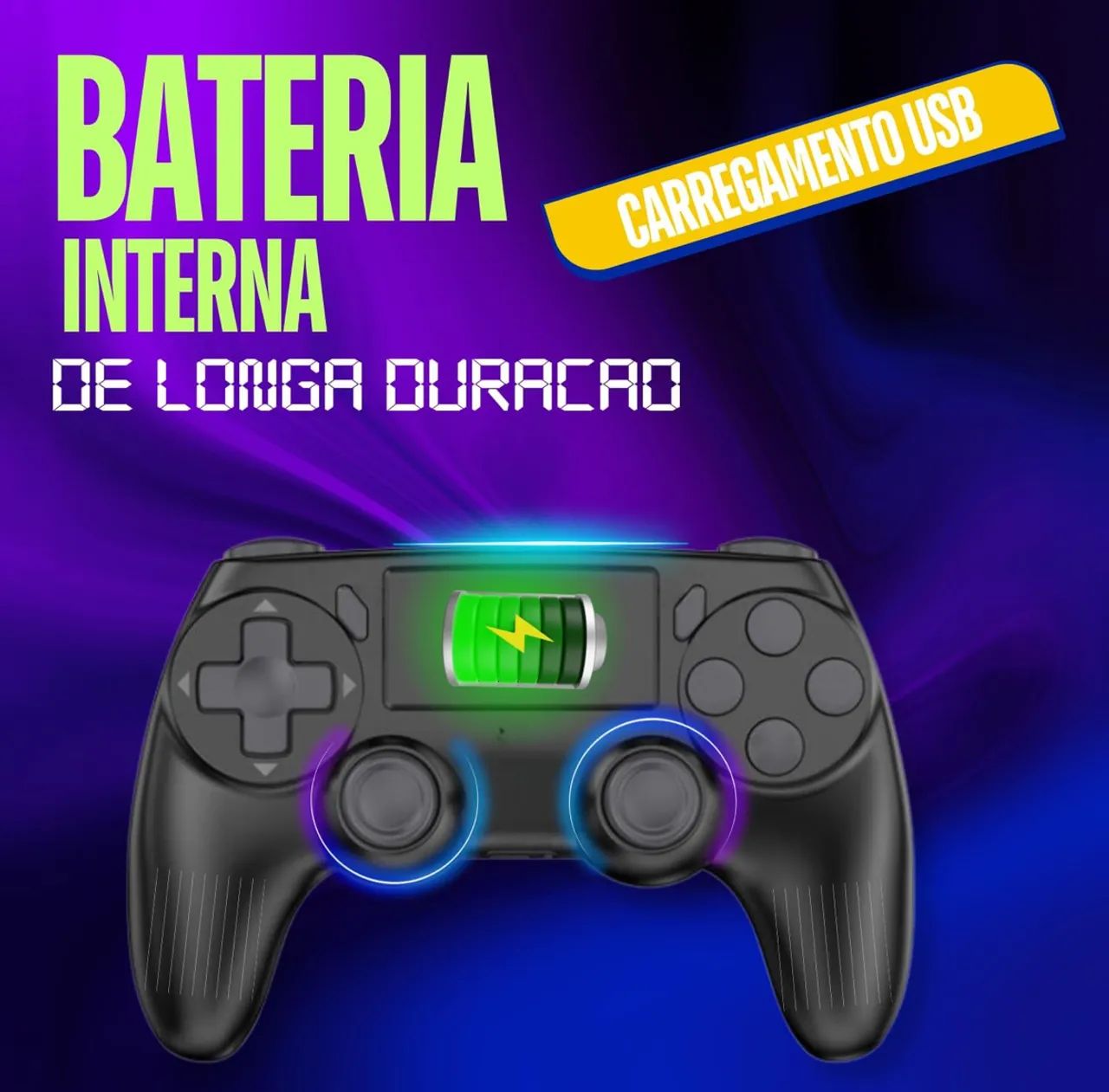 Controle PS4 PlayStation 4 - Preto - Foto 3