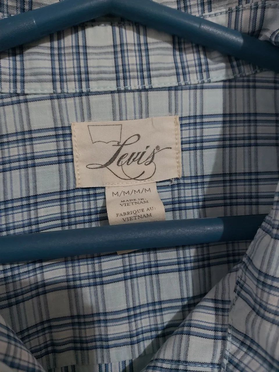 Camisa Xadrez Levi's Feminina M - Foto 2