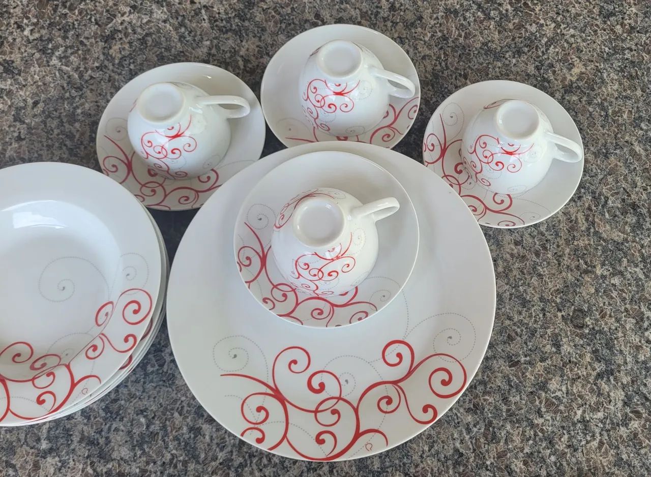 Aparelho de Jantar 16 peças em Louça  - Foto 5