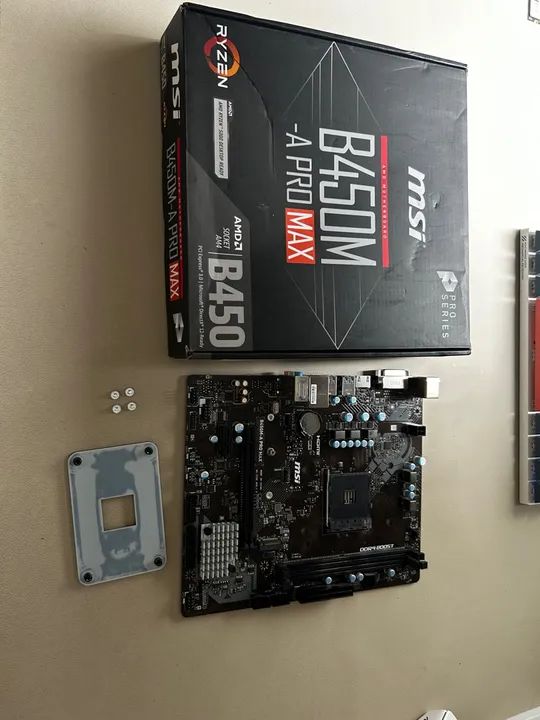 PLACA MÃE B 450M PRO MAX (NOVA) - Foto 2