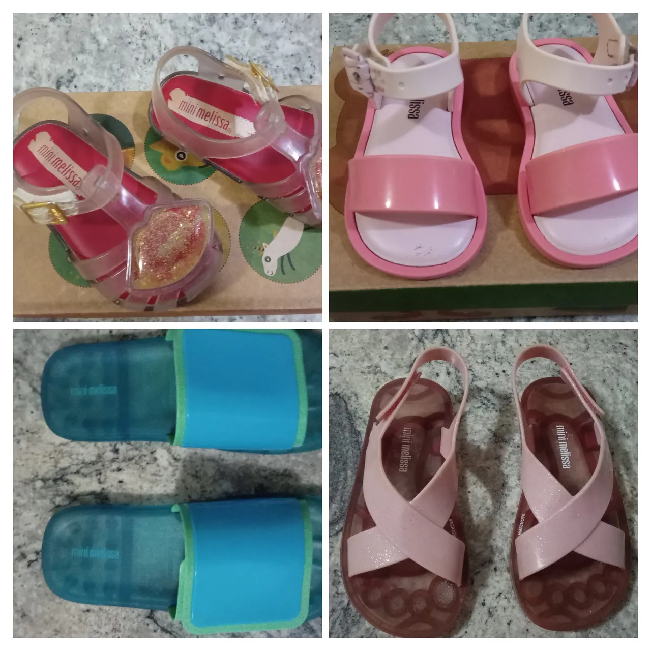 SANDÁLIAS MINI MELISSA - DIVERSAS
