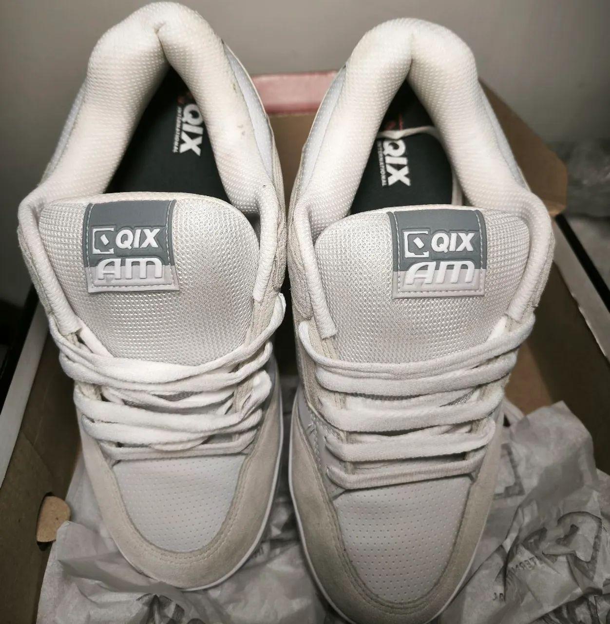 Tênis Qix Skate Retro AM Branco 44 - Novo original - Foto 4