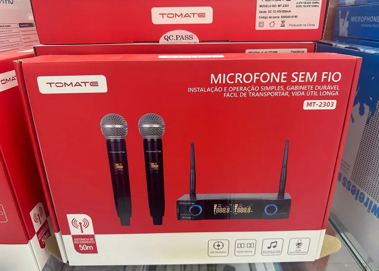 Microfone Sem Fio Tomate MT-2303 - Foto 2