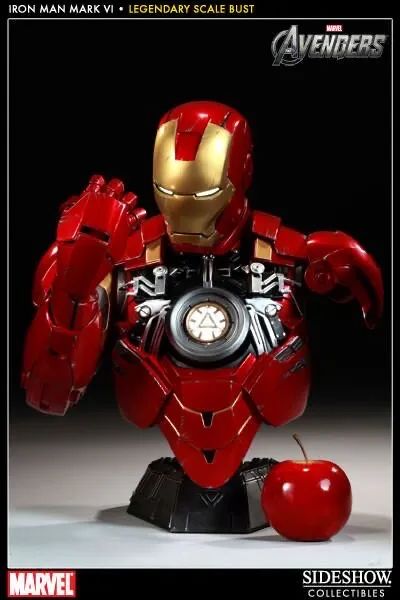 Busto Iron Man - Mark VI Legendary Scale 1/2 Sideshow