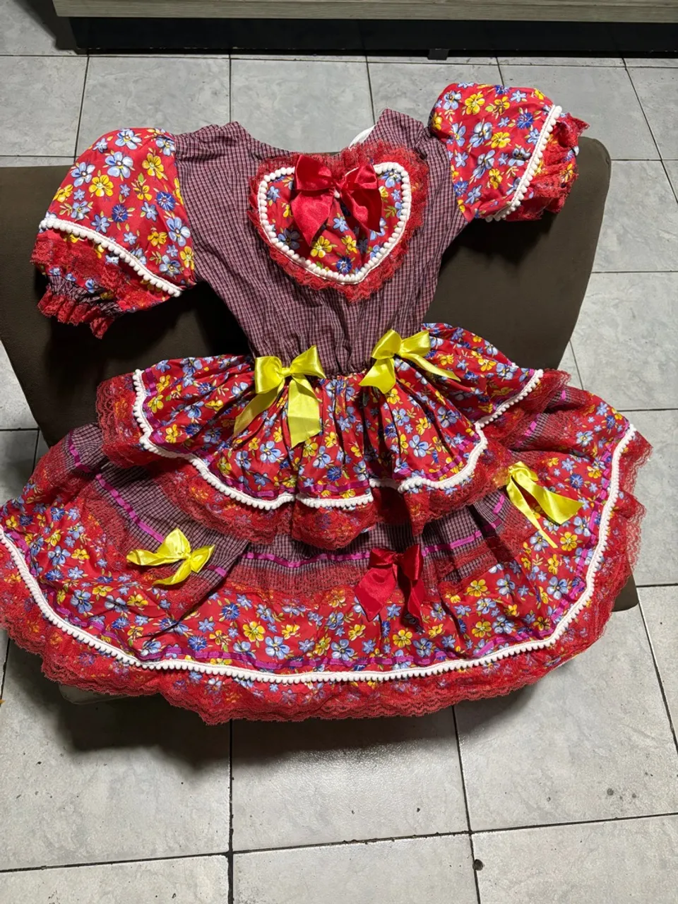 Vestido Festa Junina Infantil