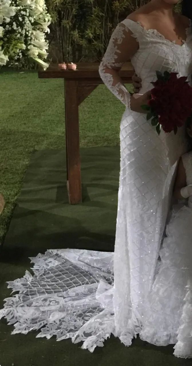 Vestido de noiva - M - Foto 2