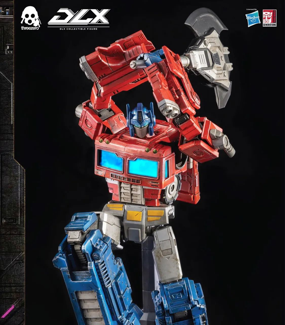 Optimus Prime Diecast Threezero DLX Transformers Siege War For Cybertron