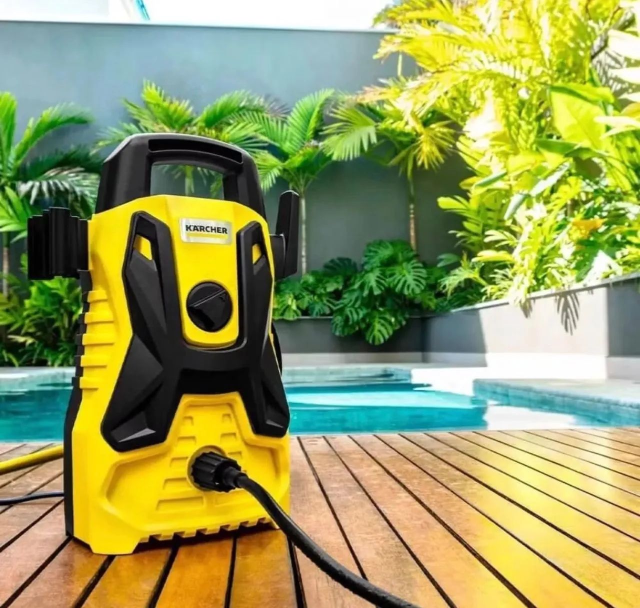 Lavadora de alta pressão Karcher portátil 1500 Psi 1400 watts 300LH - Foto 3