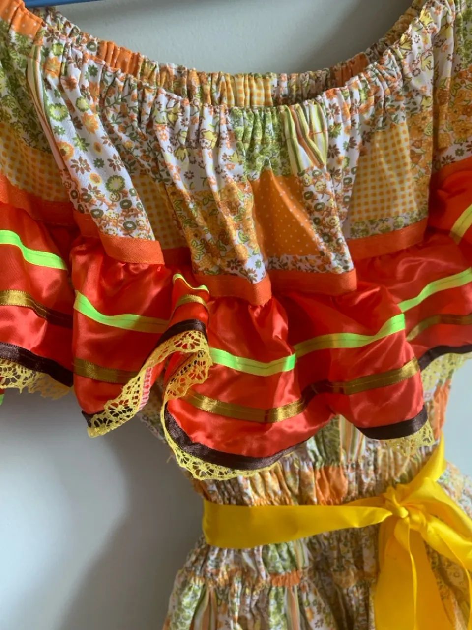Vestido festa junina / caipira adulto TAM G