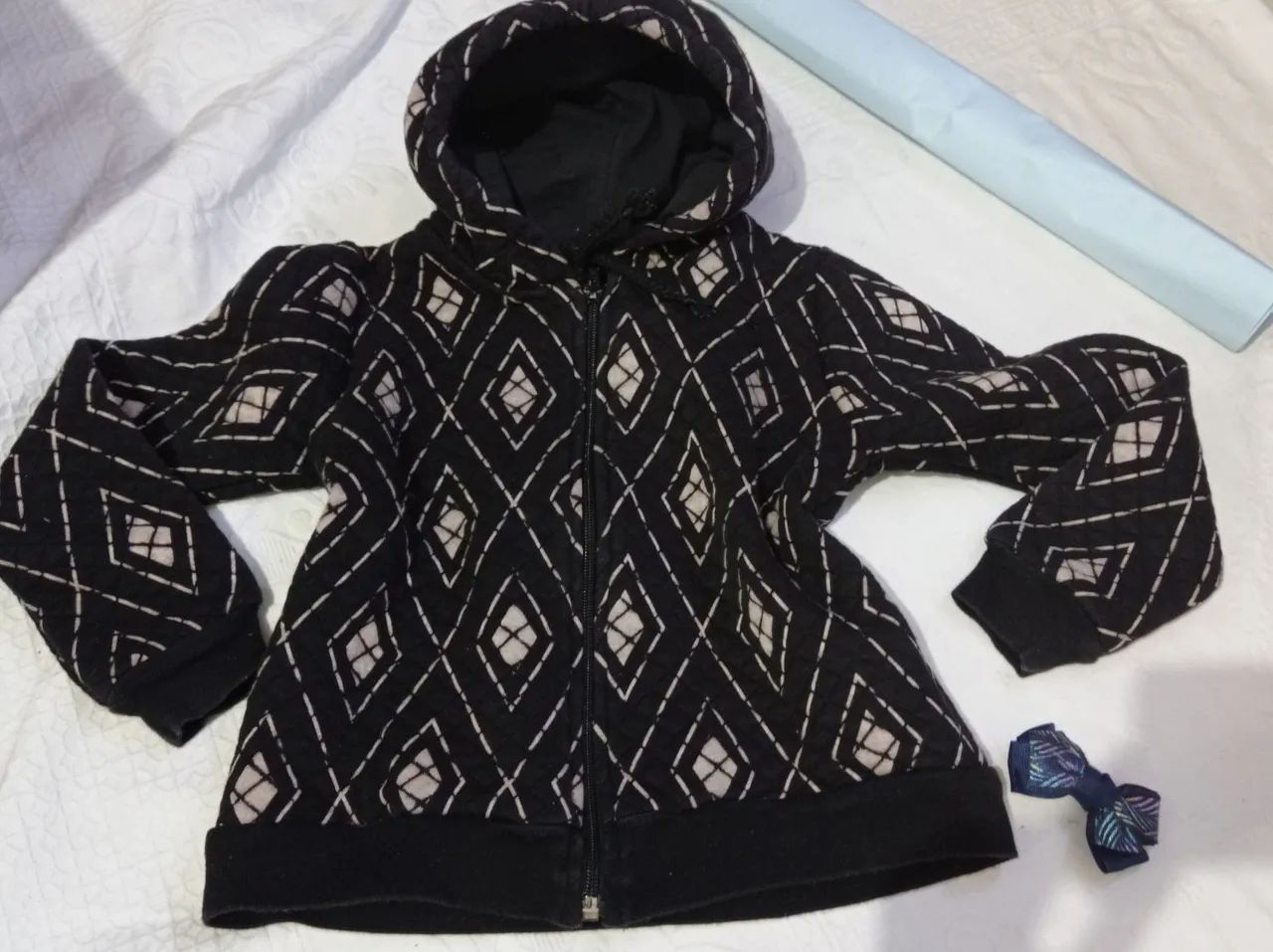 Casaco de Moletom Infantil com Capuz 5\6