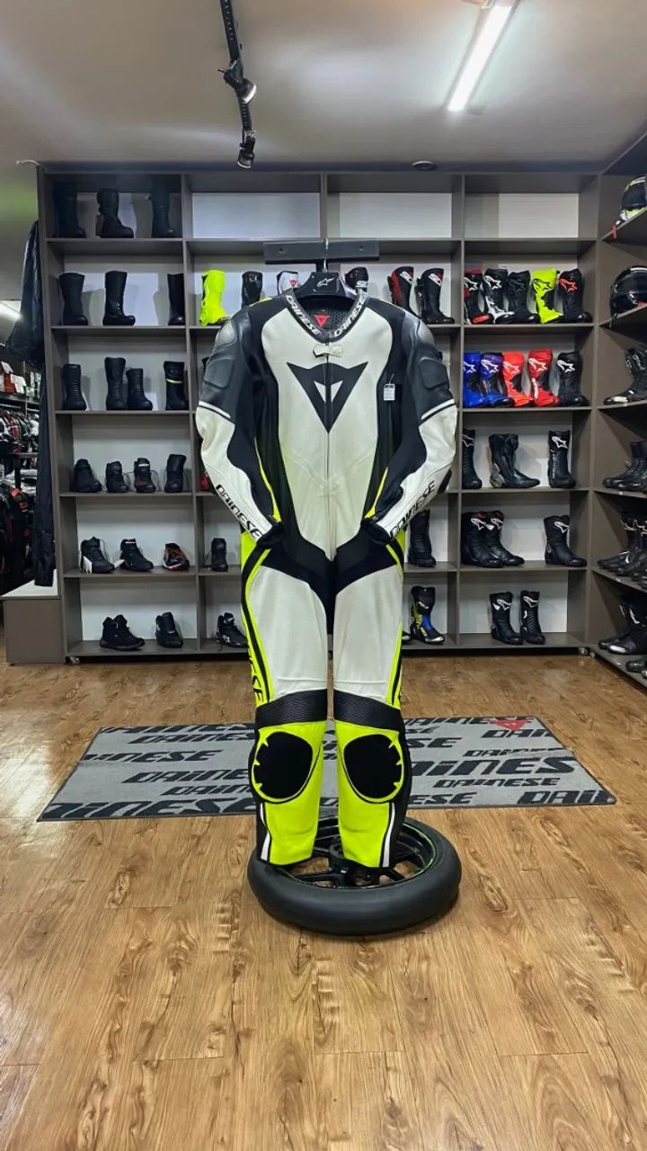 Macacão Dainese Laguna Seca 4 Pró Perfurado Peça Única Tamanho 54 Eur Seminovo