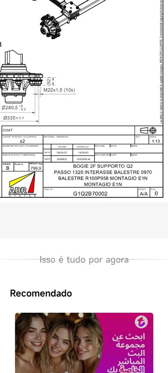 EIXO DUPLO P TRATOR OU VAGÃO DE RACAO - Foto 6