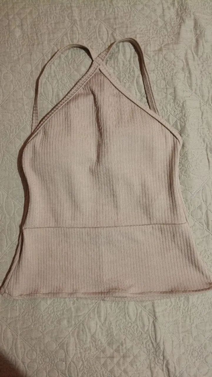 Blusa canelada 