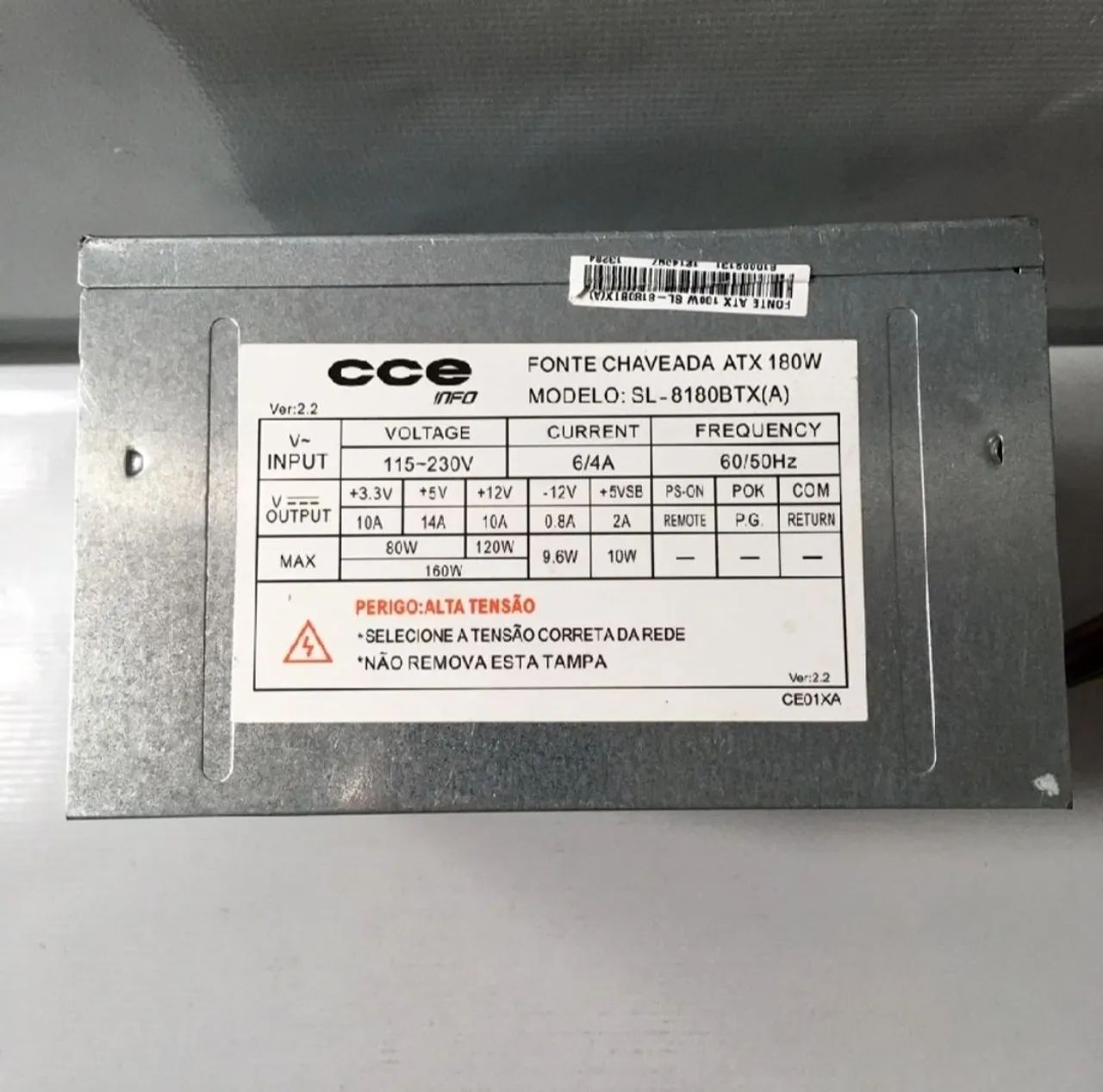 Fonte ATX 180W cce