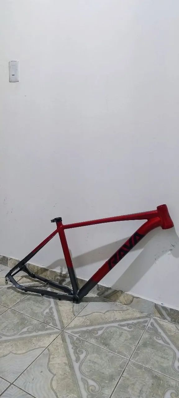 Quadro Aro 29 Rava Nazca Boost Interno Vermelho/cinza - Foto 2