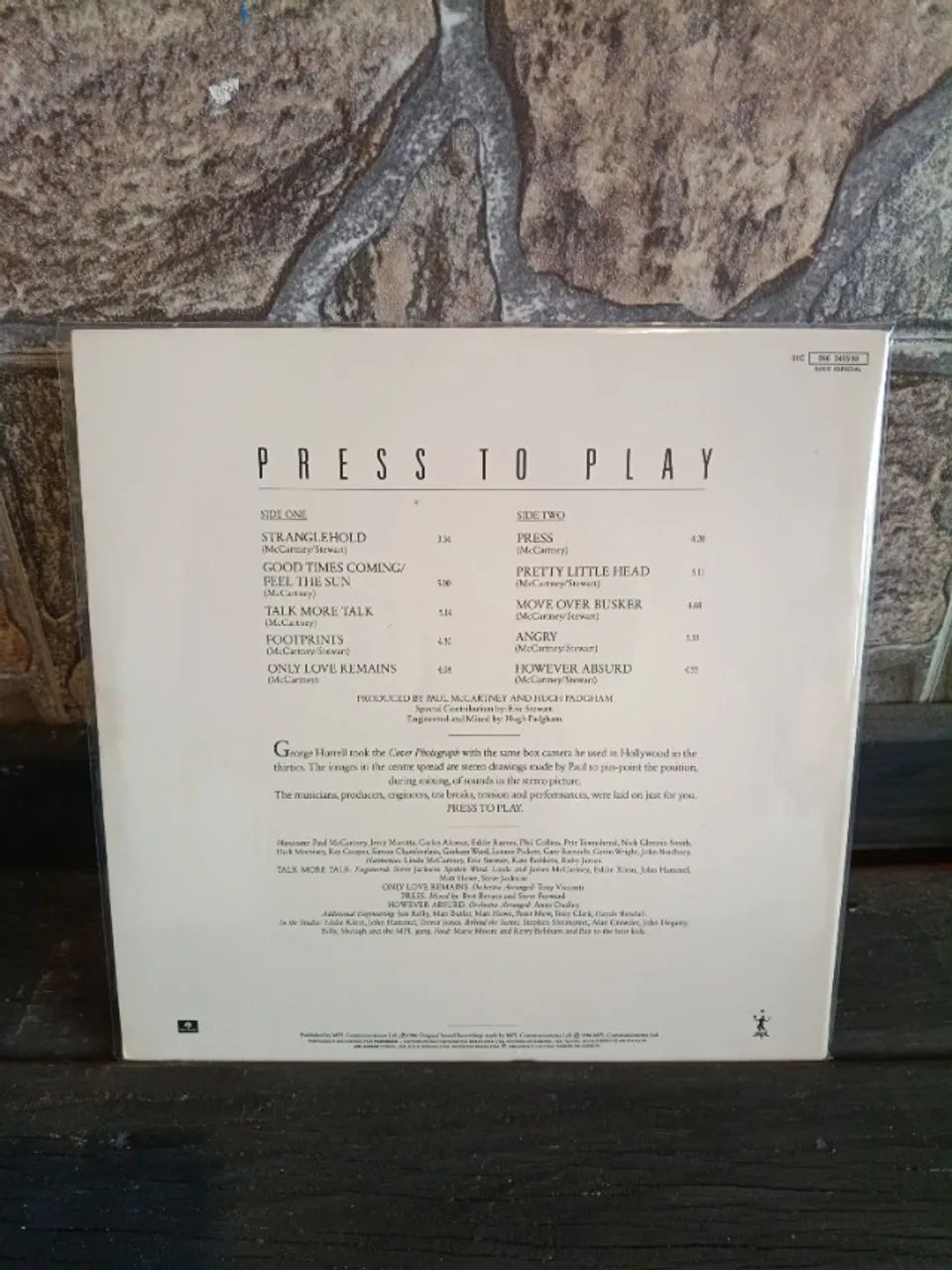 Vinil Paul McCartney Press to Play Impecável - Foto 3