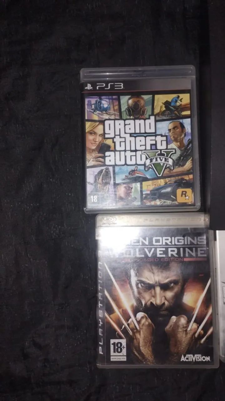 Ps3 com jogos e controle - Foto 4