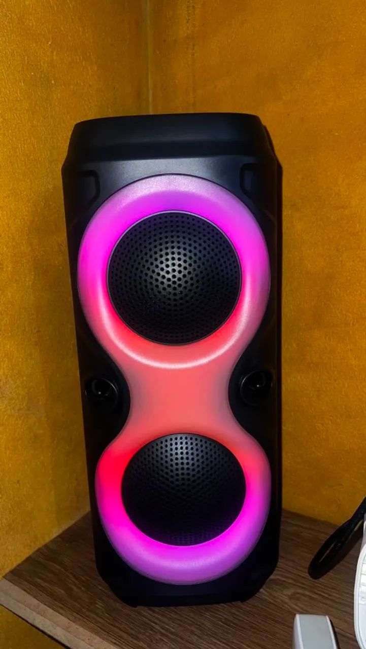 Caixa de som Bluetooth com led - Foto 2