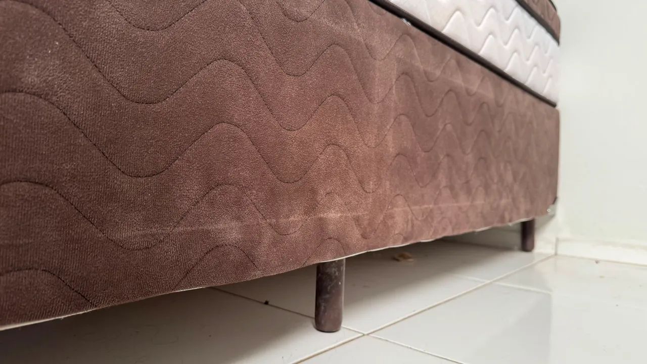 Vendo cama solteirão molas ensacadas  - Foto 2
